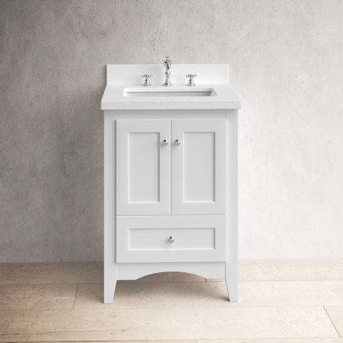 Birch Lane™ Fresno 24" W x 22" D x 35" H Single Bathroom Vanity Set